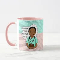 Living the Scrub Life | Nurse, Caregiver, Doctor  Mug