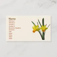Bus. Card - Daffodil