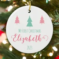 Cherished Beginnings - Baby's First Christmas  Ceramic Ornament