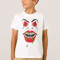 Creepy Clown Face Halloween T-Shirt