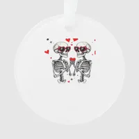 Skeleton Heart Hands Trending Modern Aesthetic Ornament