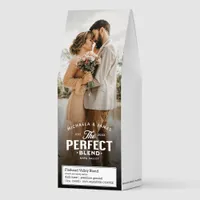 The Perfect Blend 2-Photo Wedding Favor Roasted Coffee