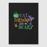 Eat Drink And Be Scary Essential Retro Graphic