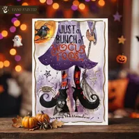 Funny Witch Legs Hocus Focus Halloween Card
