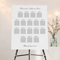 Seating Charts with 17 Tables