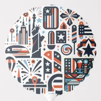4th of July Generative Pattern Balloon