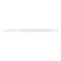 Winter snowflakes and dots pattern satin ribbon