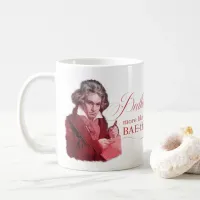 EDITABLE Classical Music w/ Beethoven Valentine Coffee Mug