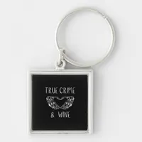Crime And Wine Skeleton Hands  Keychain