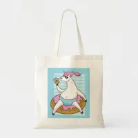 Summer Unicorn Tote Bag