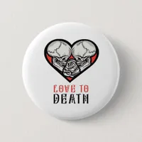 Aesthetic Valentines Till Death Do Us Part Button