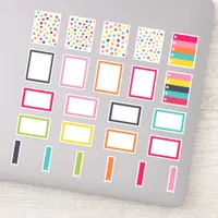 Happy Colors | Full Half Box Planner Stickers