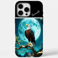 Eagle's Moonlit Vigil iPhone 16 Pro Max Case