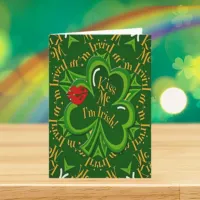 Kiss Me I'm Irish St. Patrick's Day Card