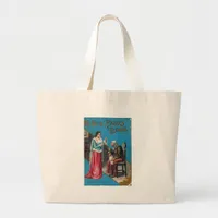 The Blue Fairy Book Large Tote Bag