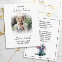 Forever in our Hearts | Memorial Bookmark Prayer Note Card