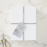 Diamond Ring and Pillar Crystal Wedding Favor Tags