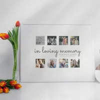 In Loving Memory Photo Collage Keepsake Tribute Poster