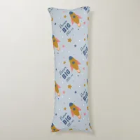 Dream Big Little One Cute Cartoon Space Rocket Body Pillow