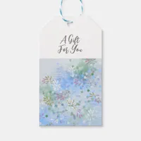 Trendy Modern Floral botanical Gift Tags