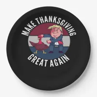 Make Thanksgiving Great Again Trumpkin – Classic P Paper Plates