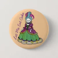 Marie Antoinette cat Rococo Baroque Style Cake eat Button