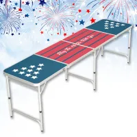 Patriotic 4th of July Beer Pong Table