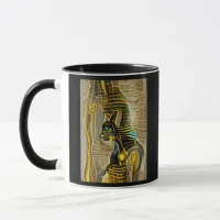 Ancient Egyptian Cat Goddess Bastet AI Art Mug