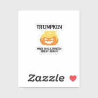 Halloween Trumpkin V3 Sticker