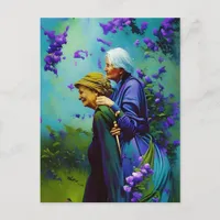 The Elderly Couple Postcard