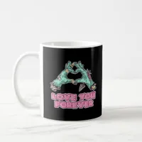 Zombie Classic - Skeleton Heart And Hands Coffee Mug