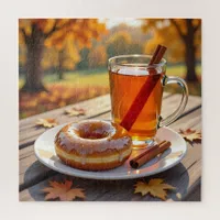 Autumn Blessings | Cider and Donut Jigsaw Puzzle