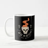 Tis The Season To Be Spooky Halloween Skull Coffee Mug