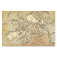 Pirate Parchment and Octopus  Tissue Paper