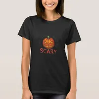 Eat Drink And Be Scary Halloween Design T-Shirt