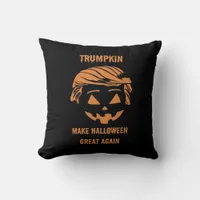 Sweatshirt, Trumpkin, Halloween Merch Classic Throw Pillow