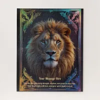 A Message of Love on your Lion Jigsaw Puzzle