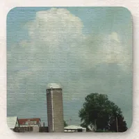 A Rural Farm Scene Coaster