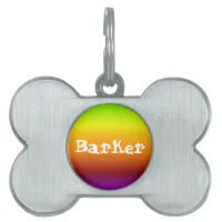 Spectrum of Horizontal Colors -3 Pet Tag