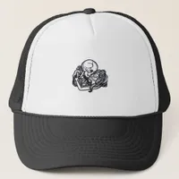 Till Death Do Us Part Classic – Spooky Skeleton Sl Trucker Hat