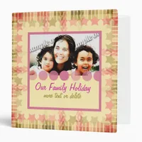 Stars Stripes Happy Family Holiday Album Binder