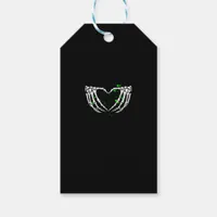 Skeleton Hand Heart Sign Costume Halloween Gift Tags