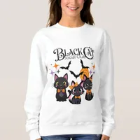 Black Cat Society T-Shirt Sweatshirt