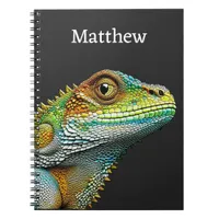 Realistic Lizard Iguana Personalized Notebook