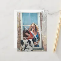 Retro Dairy Princess Collage  Postcard