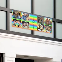 Love LGBTQIA+ Equality and Pride Rally Banner