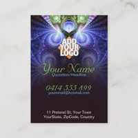 Magical Swirl Fractal Business Card