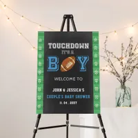 Touch Down Football baby shower Welcome Sign