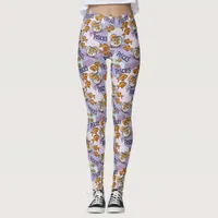 Pisces design gift for Zodiac star gazers Leggings