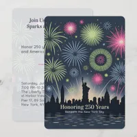 Liberty Fireworks 250 Years New York Gala Card